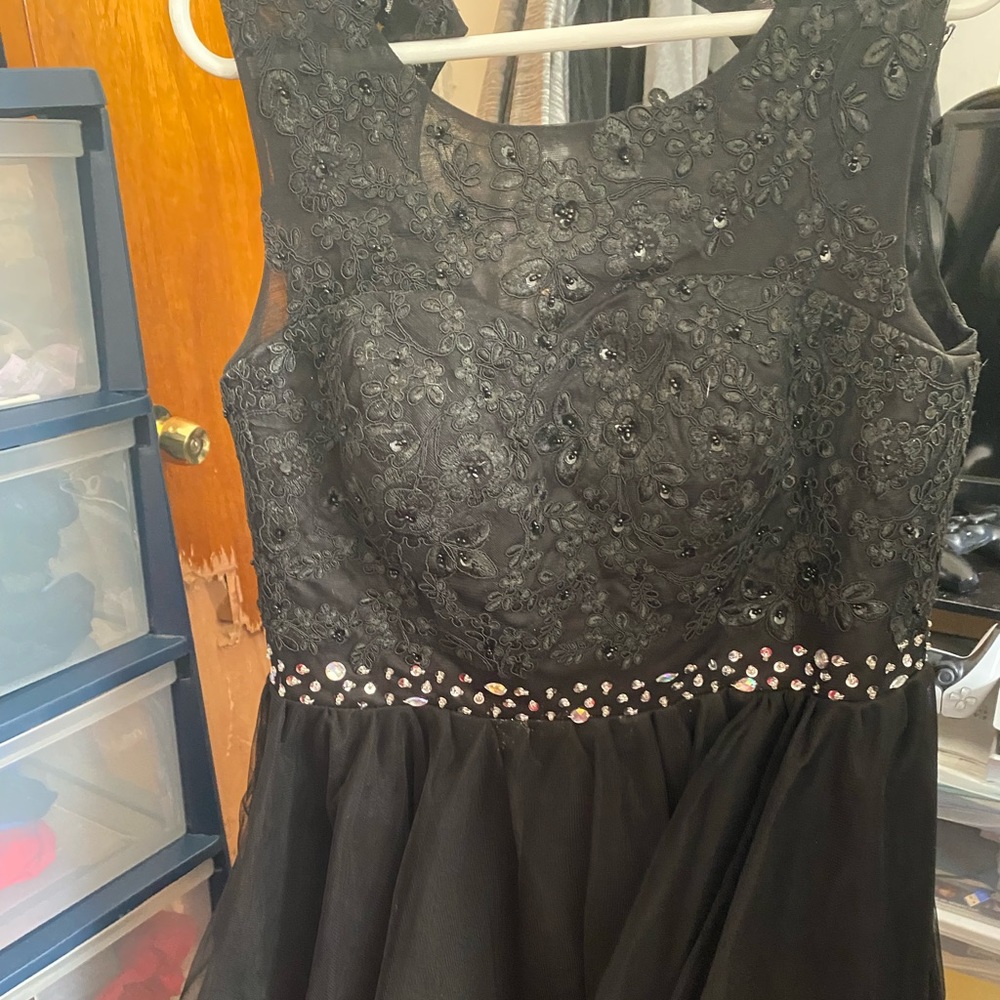 prom dress black